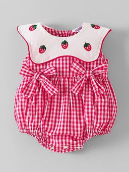 Hopscotch - Gingham Bow Bodysuit
