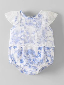 Hopscotch - Floral Lace Layered Bodysuit