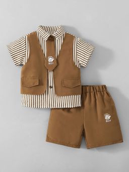 Hopscotch - Striped Formal Set with Tie