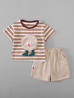 Hopscotch - Striped T-Shirt and Shorts