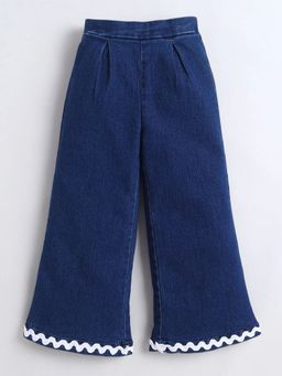 Hopscotch - Flared Hem Denim Jeans