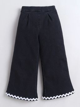 Hopscotch - Flared Hem Denim Jeans