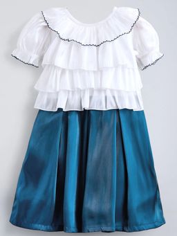 Hopscotch - Ruffled Layered Lace Dress