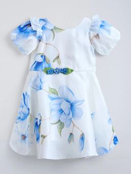 Hopscotch - Floral Ruffled Dress