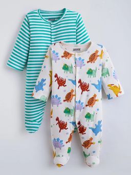Hopscotch - Cotton Animal Romper (Pack of 2)