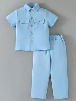 Hopscotch - Collared Front Pocket Pant Set