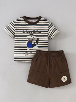 Hopscotch - Striped T-Shirt and Shorts