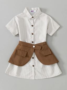 Hopscotch - Striped Casual Dress