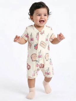 Hopscotch - Cotton All Over Print Romper
