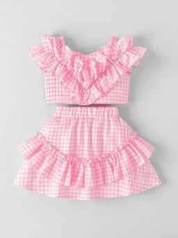 Hopscotch - Gingham Top and Skirt