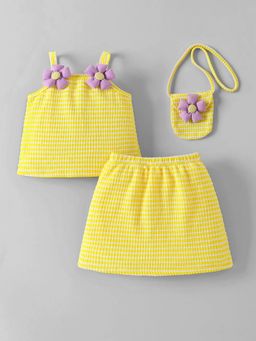 Hopscotch - Textured Skirt Set
