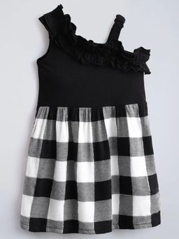 Hopscotch - Checkered Ruffled Dress