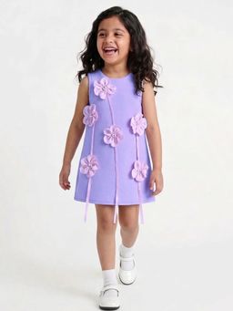 Hopscotch - 3D Floral Applique Dress