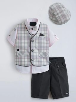 Hopscotch - Checkered Shirt Formal Set