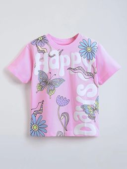Hopscotch - Puff Print Cotton T-Shirt