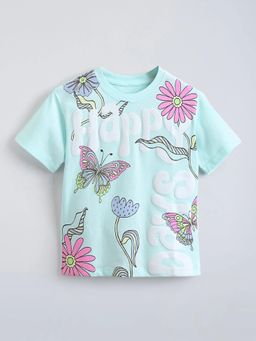 Hopscotch - Puff Print Cotton T-Shirt
