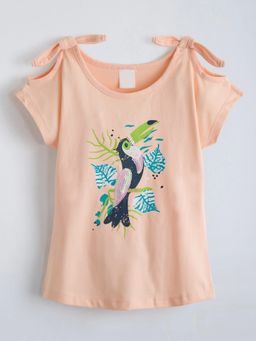 Hopscotch - Toucan Sequinned T-Shirt