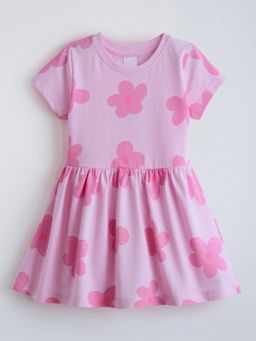 Hopscotch - Girl's Pink Casual Dresses