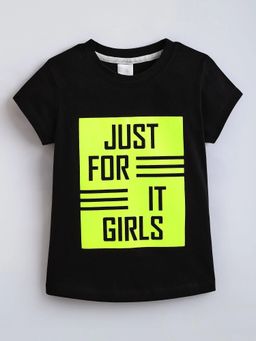 Hopscotch - Cotton Typography T-Shirt