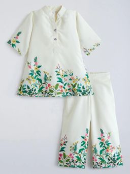 Hopscotch - Tropical Kurti and Pant Ethnic Set