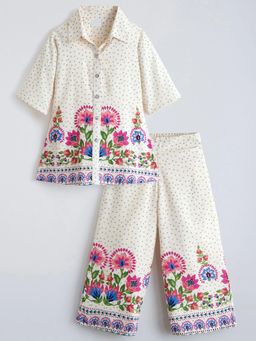Hopscotch - Floral Kurti and Pant Ethnic Set