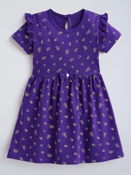 Hopscotch - Cotton Heart Casual Dress