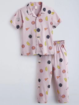 Hopscotch - Boys printed Shirt with Pyjamas
