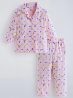 Hopscotch - Polka Dot Cotton Shirt with Pyjamas