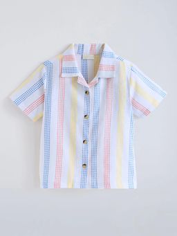 Hopscotch - Striped Cotton Shirt
