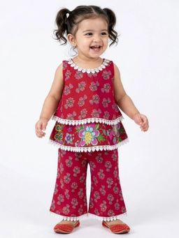 Hopscotch - Cotton Floral Pant Set