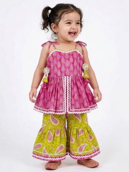 Hopscotch - Cotton Floral Sharara Set