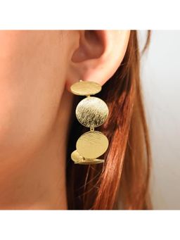 Blysk Jewels - 18K Gold Plated Handcrafted Hoop Earrings For Women