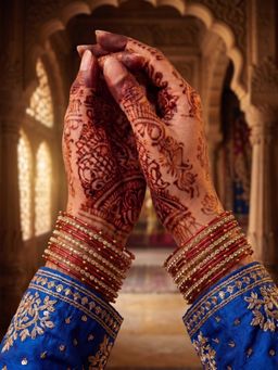 NUI - Gold Plated Ethnic Bangles (Pack of 18)