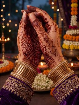 NUI - Gold Plated Ethnic Bangles (Pack of 20)