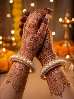 NUI - Gold Plated Ethnic Bangles (Pack of 2)