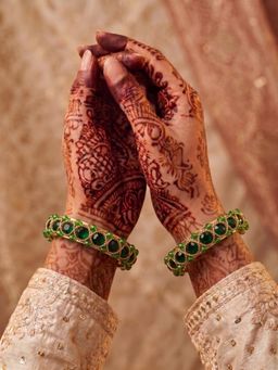 NUI - Gold Plated Ethnic Bangles (Pack of 2)