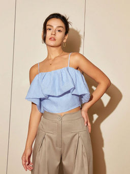 Outzidr - Strappy Cropped Party Top