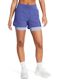 Under Armour - Run Stamina 2-In-1S Purple Shorts