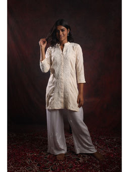 Gharana India - Women's Embroidered Organic Cotton Kurta