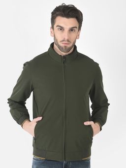 CRIMSOUNE CLUB - Men Olive Reversible Comic Jacket