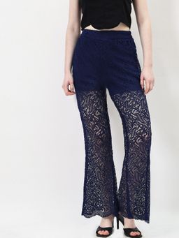 AAREIN - Blue Lace Sheer Trouser