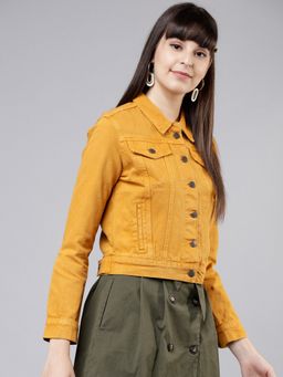 TOKYO TALKIES - Mustard Women Denim Jacket