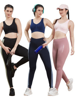G Heist - Multi-Color Assorted Solid Lightly Padded Bra for (Pack Of 3)