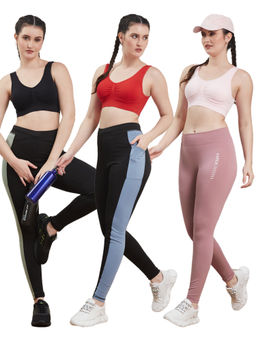 G Heist - Multi-Color Assorted Solid Lightly Padded Bra for (Pack Of 3)