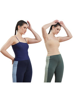 G Heist - Multi-Color Assorted Lightly Padded Sports Bra (Pack Of 2)
