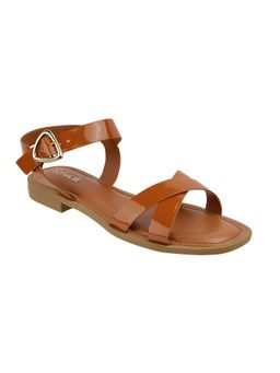 Catwalk - Women COURT Solids Sandals - Tan