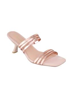 Catwalk - Women COURT Solids Sandals Heels - Rose Gold