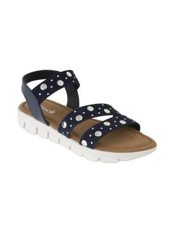 Catwalk - Women COURT TRIMS and STUDS Sandals - Navy Blue