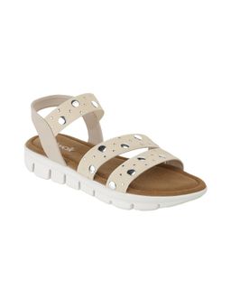 Catwalk - Women COURT TRIMS and STUDS Sandals - Beige