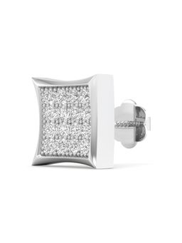 ORIONZ - Inverted Grace Stud Earring for Men - White